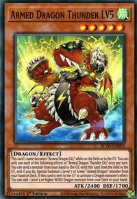 Armed Dragon Thunder LV5 [BLVO-EN003] Super Rare | Exor Games Bridgewater