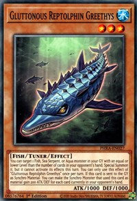 Gluttonous Reptolphin Greethys [PHRA-EN027] Common | Exor Games Bridgewater