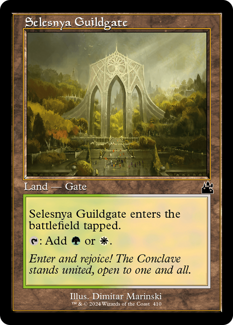 Selesnya Guildgate (Retro Frame) [Ravnica Remastered] | Exor Games Bridgewater