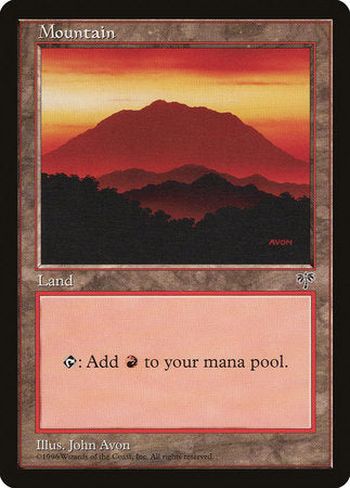 Mountain (Red) [Mirage] | Exor Games Bridgewater