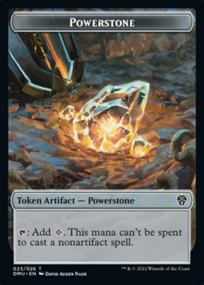 Powerstone Token [Dominaria United Tokens] | Exor Games Bridgewater