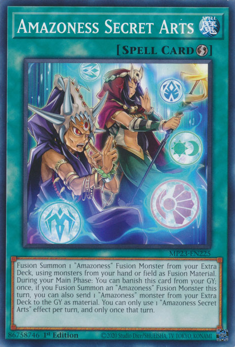 Amazoness Secret Arts [MP23-EN225] Common | Exor Games Bridgewater