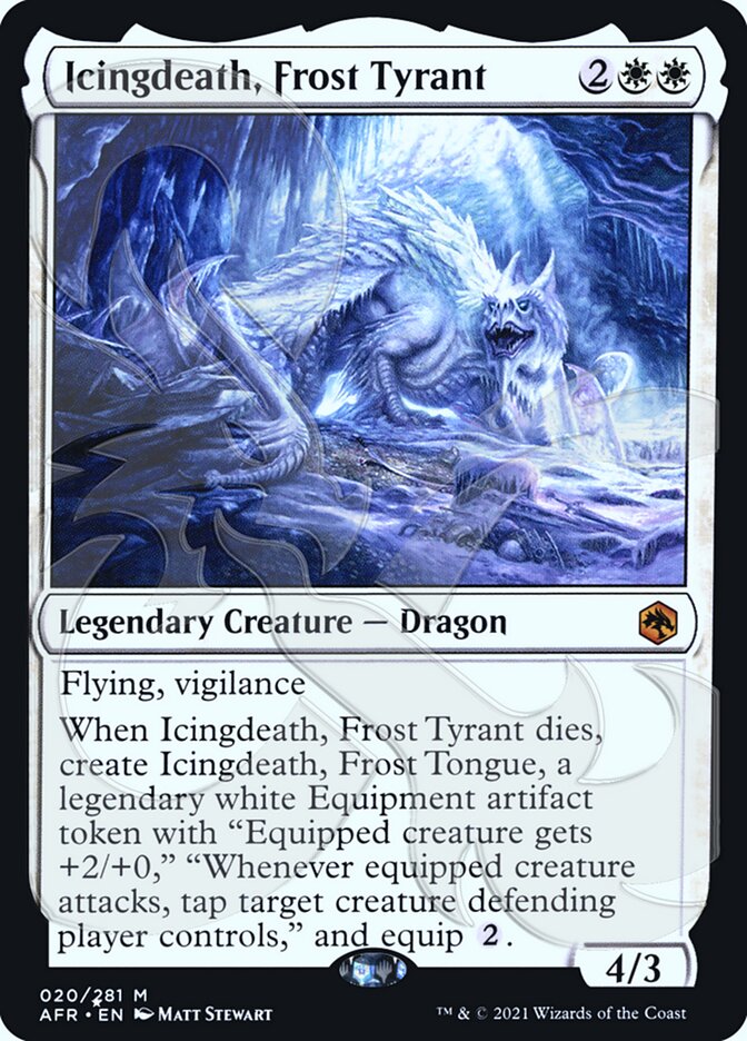 Icingdeath, Frost Tyrant (Ampersand Promo) [Dungeons & Dragons: Adventures in the Forgotten Realms Promos] | Exor Games Bridgewater