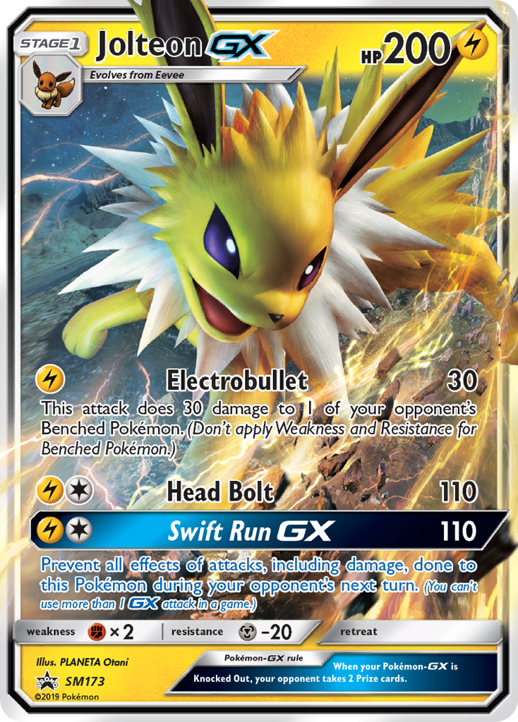 Jolteon GX (SM173) [Sun & Moon: Black Star Promos] | Exor Games Bridgewater