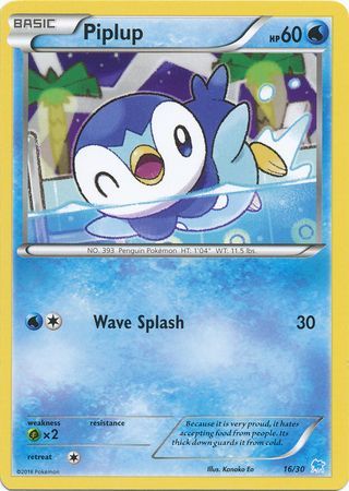 Piplup (16/30) [XY: Trainer Kit 3 - Suicune] | Exor Games Bridgewater