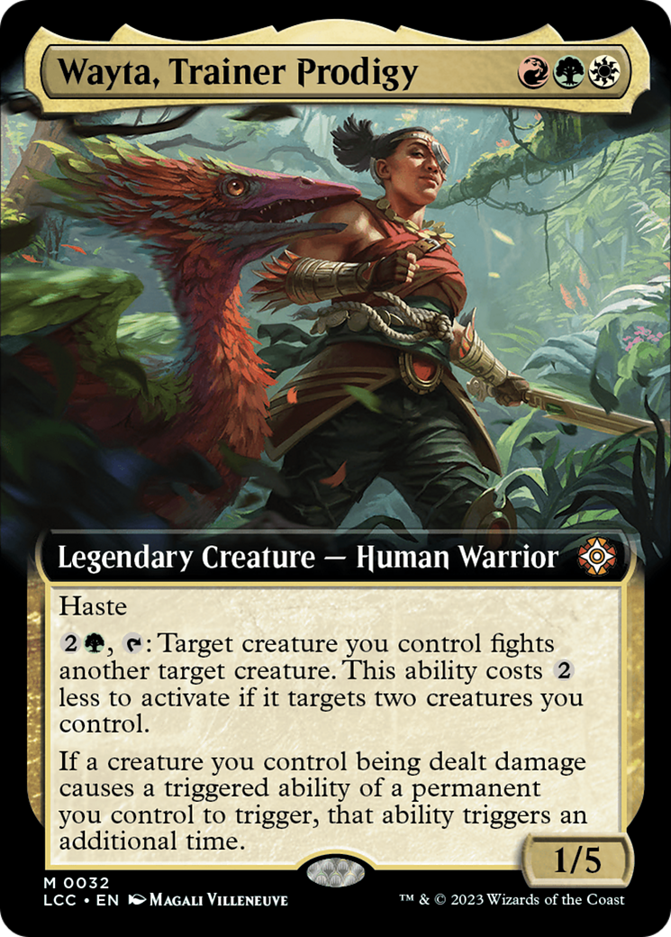 Wayta, Trainer Prodigy (Extended Art) [The Lost Caverns of Ixalan Commander] | Exor Games Bridgewater