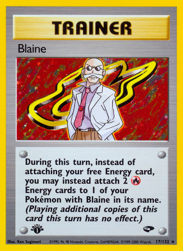 Blaine (17/132) [Gym Challenge 1st Edition] | Exor Games Bridgewater