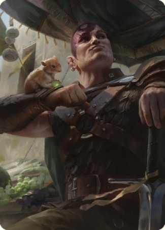 Minsc & Boo, Timeless Heroes Art Card (38) [Commander Legends: Battle for Baldur's Gate Art Series] | Exor Games Bridgewater