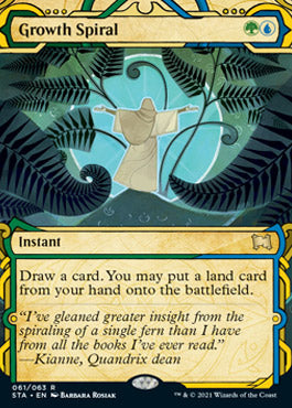Growth Spiral (Etched Foil) [Strixhaven Mystical Archive] | Exor Games Bridgewater