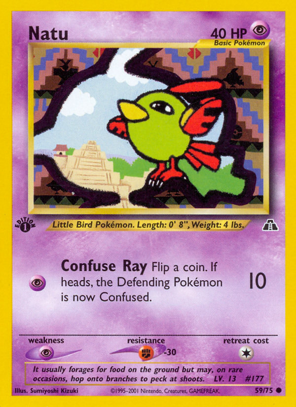 Natu (59/75) [Neo Discovery 1st Edition] | Exor Games Bridgewater