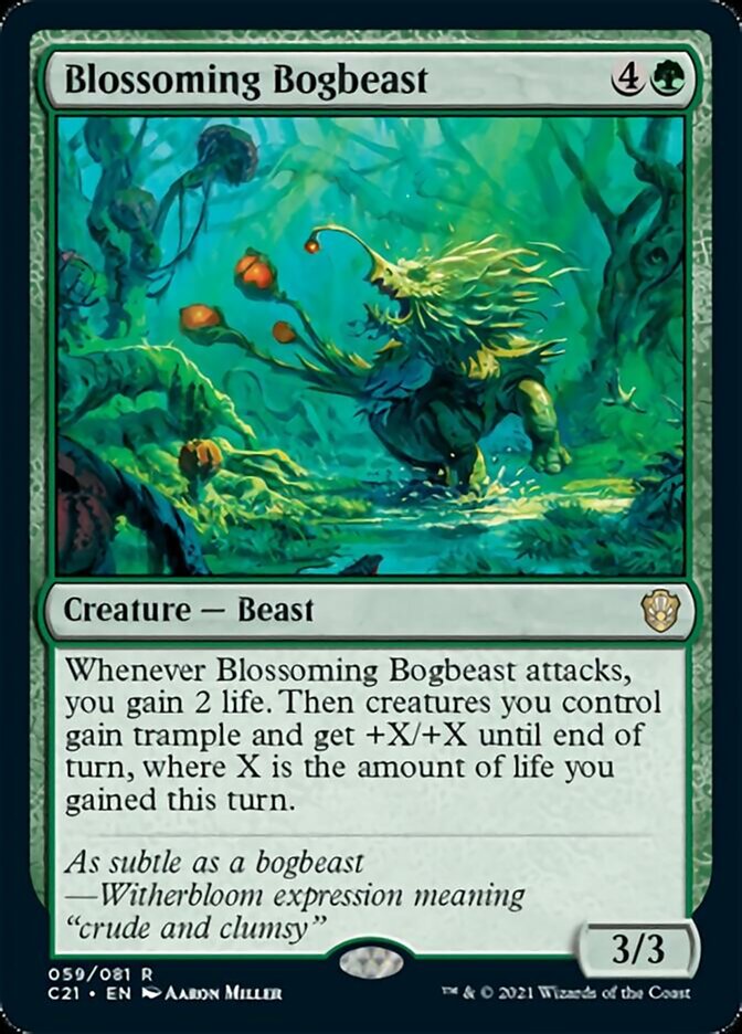 Blossoming Bogbeast [Commander 2021] | Exor Games Bridgewater