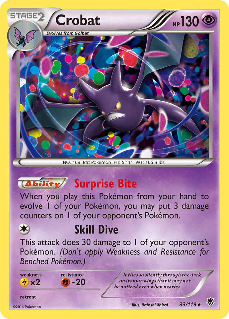 Crobat (33/119) [XY: Phantom Forces] | Exor Games Bridgewater