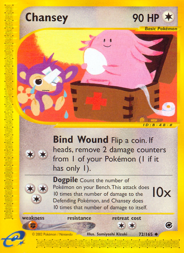 Chansey (72/165) [Expedition: Base Set] | Exor Games Bridgewater