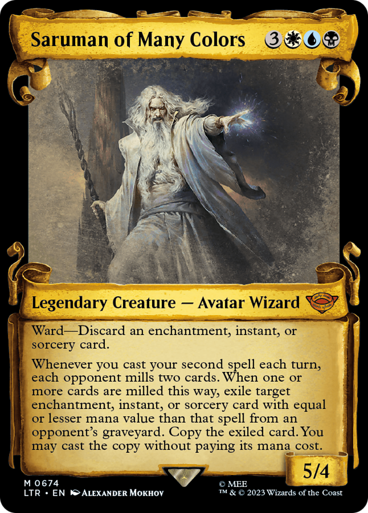 Saruman of Many Colors [The Lord of the Rings: Tales of Middle-Earth Showcase Scrolls] | Exor Games Bridgewater