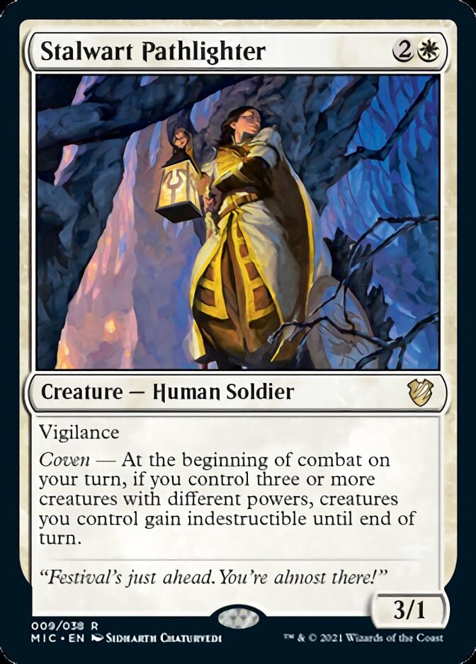 Stalwart Pathlighter [Innistrad: Midnight Hunt Commander] | Exor Games Bridgewater