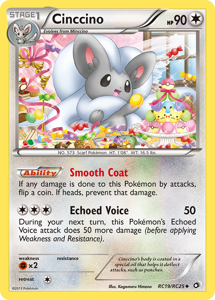 Cinccino (RC19/RC25) [Black & White: Legendary Treasures] | Exor Games Bridgewater