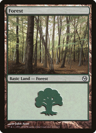 Forest (111) [Duels of the Planeswalkers] | Exor Games Bridgewater