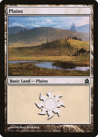 Plains (301) [Commander 2011] | Exor Games Bridgewater