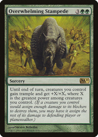 Overwhelming Stampede [Magic 2011] | Exor Games Bridgewater
