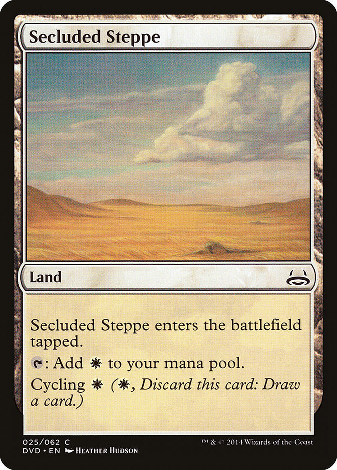 Secluded Steppe (Divine vs. Demonic) [Duel Decks Anthology] | Exor Games Bridgewater