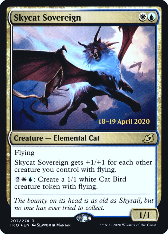 Skycat Sovereign  [Ikoria: Lair of Behemoths Prerelease Promos] | Exor Games Bridgewater