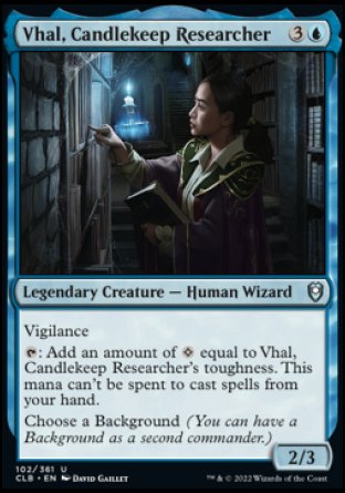 Vhal, Candlekeep Researcher [Commander Legends: Battle for Baldur's Gate] | Exor Games Bridgewater