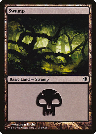 Swamp (348) [Commander 2013] | Exor Games Bridgewater