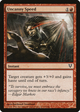 Uncanny Speed [Avacyn Restored] | Exor Games Bridgewater