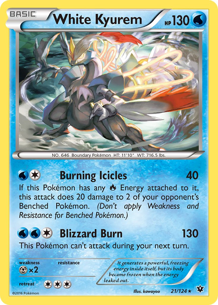 White Kyurem (21/124) (Theme Deck Exclusive) [XY: Fates Collide] | Exor Games Bridgewater