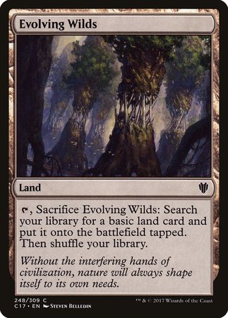 Evolving Wilds [Commander 2017] | Exor Games Bridgewater