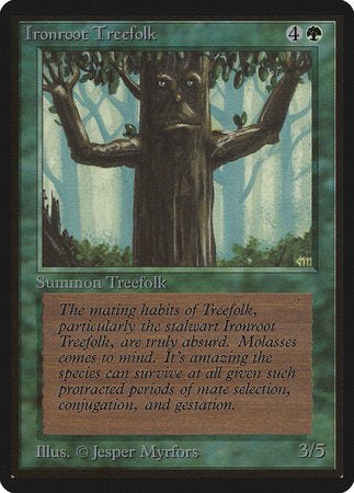 Ironroot Treefolk [Limited Edition Beta] | Exor Games Bridgewater