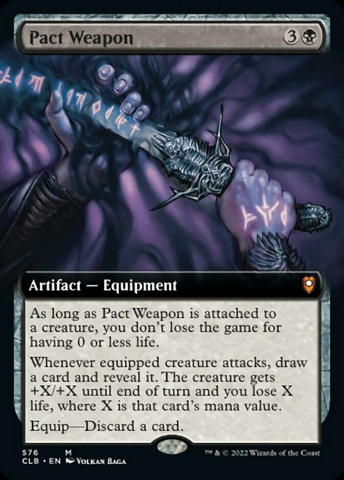 Pact Weapon (Extended Art) [Commander Legends: Battle for Baldur's Gate] | Exor Games Bridgewater