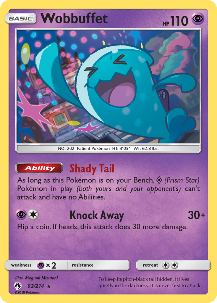 Wobbuffet (93/214) [Sun & Moon: Lost Thunder] | Exor Games Bridgewater