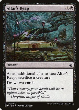 Altar's Reap [Commander Anthology] | Exor Games Bridgewater