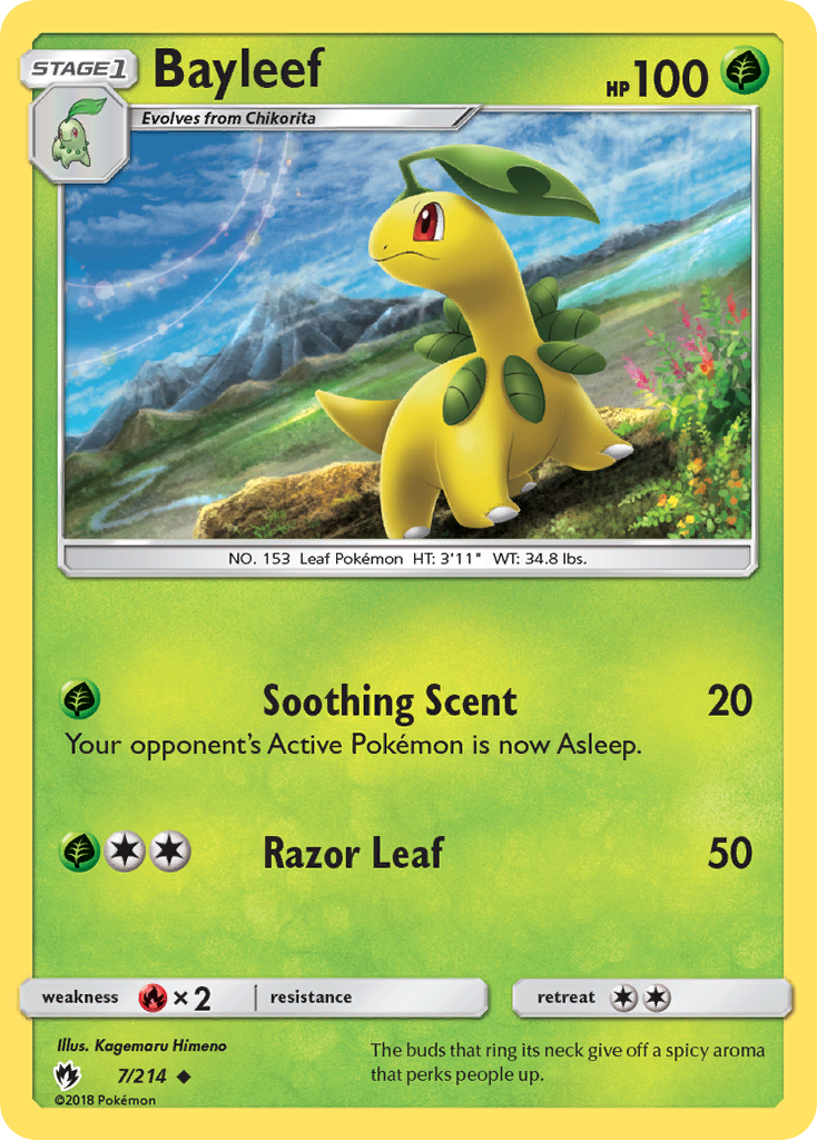 Bayleef (7/214) [Sun & Moon: Lost Thunder] | Exor Games Bridgewater