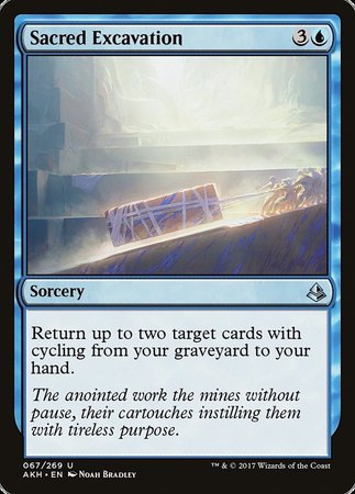 Sacred Excavation [Amonkhet] | Exor Games Bridgewater