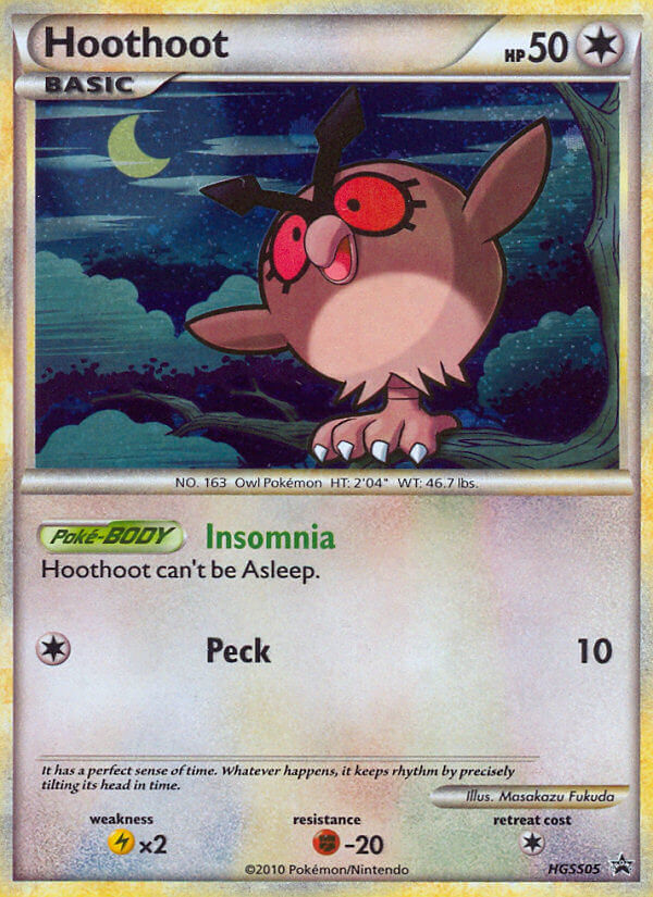 Hoothoot (HGSS05) [HeartGold & SoulSilver: Black Star Promos] | Exor Games Bridgewater