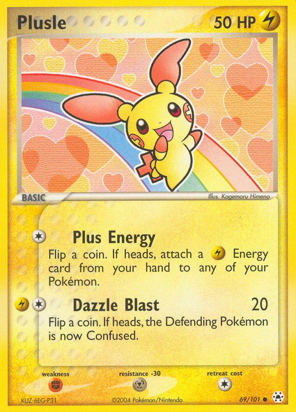 Plusle (69/101) [EX: Hidden Legends] | Exor Games Bridgewater