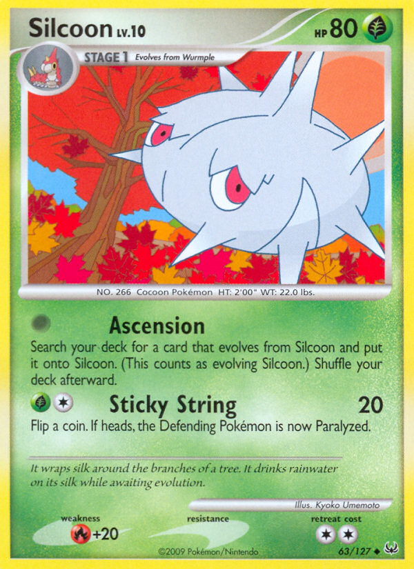 Silcoon (63/127) [Platinum: Base Set] | Exor Games Bridgewater