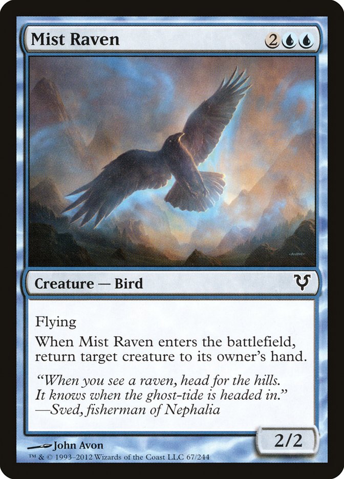 Mist Raven [Avacyn Restored] | Exor Games Bridgewater