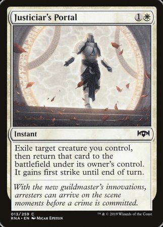 Justiciar's Portal [Ravnica Allegiance] | Exor Games Bridgewater