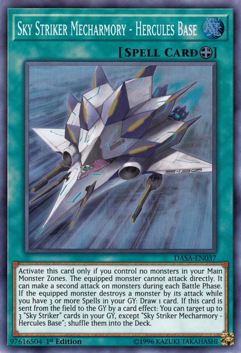 Sky Striker Mecharmory - Hercules Base [DASA-EN037] Super Rare | Exor Games Bridgewater