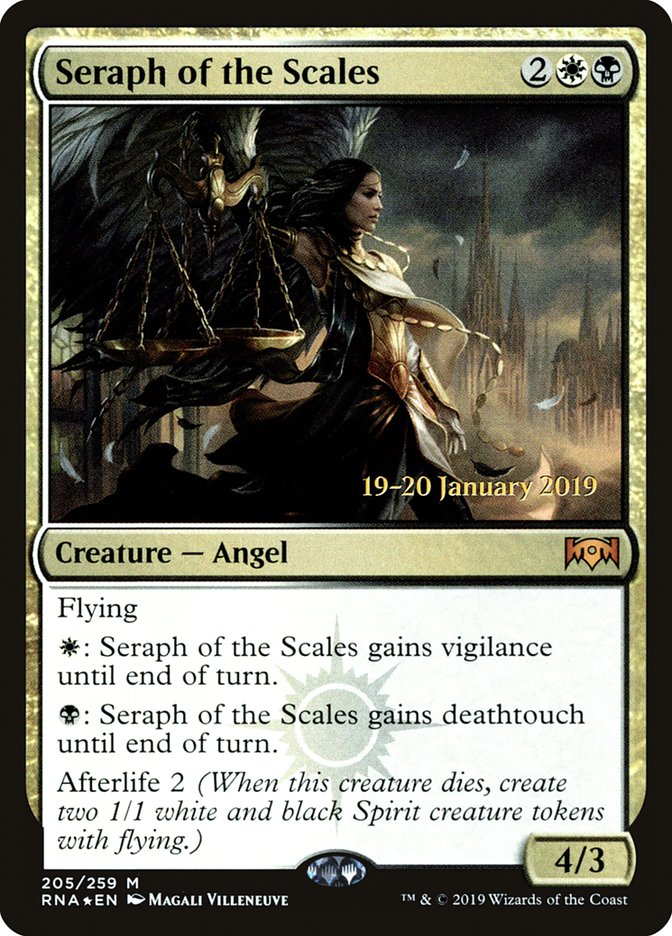 Seraph of the Scales [Ravnica Allegiance Prerelease Promos] | Exor Games Bridgewater