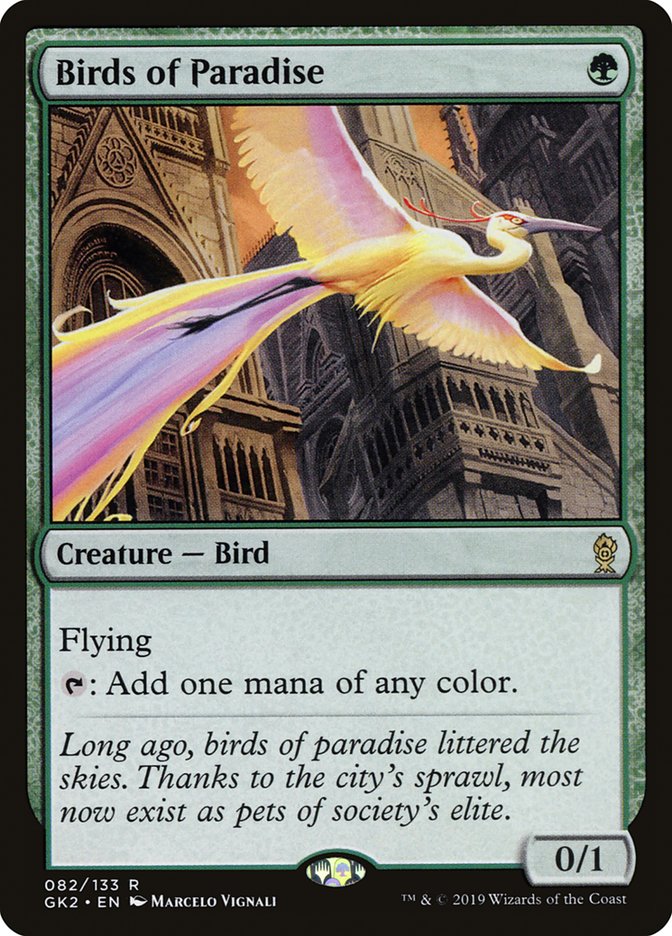 Birds of Paradise [Ravnica Allegiance Guild Kit] | Exor Games Bridgewater