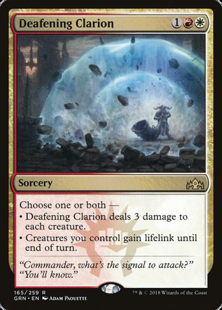 Deafening Clarion [Guilds of Ravnica] | Exor Games Bridgewater