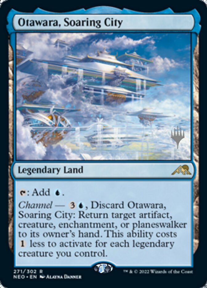 Otawara, Soaring City (Promo Pack) [Kamigawa: Neon Dynasty Promos] | Exor Games Bridgewater