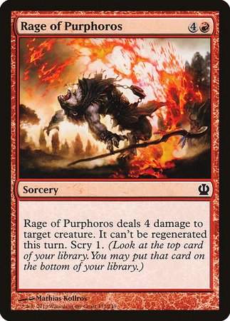 Rage of Purphoros [Theros] | Exor Games Bridgewater