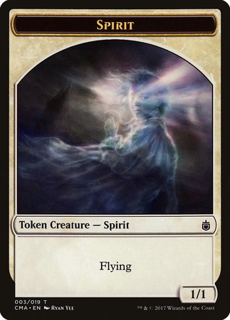 Spirit Token (003) [Commander Anthology Tokens] | Exor Games Bridgewater