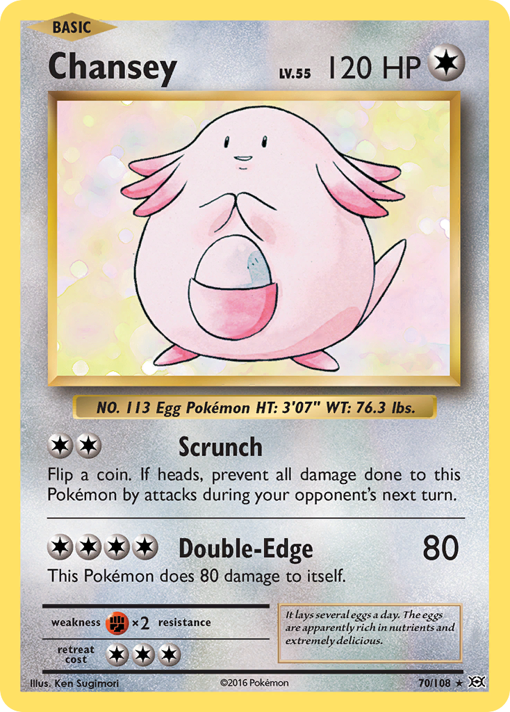 Chansey (70/108) [XY: Evolutions] | Exor Games Bridgewater