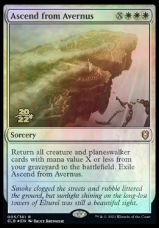 Ascend from Avernus [Commander Legends: Battle for Baldur's Gate Prerelease Promos] | Exor Games Bridgewater